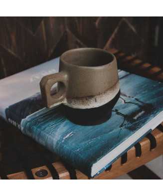 Brązowy Rustykalny Kubek 400ml - Jira Ceramics