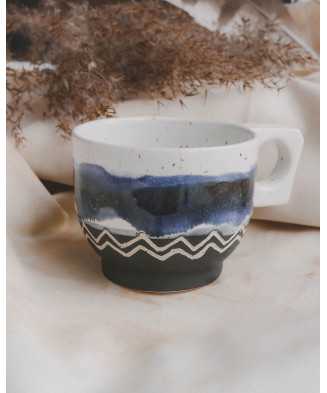 Blue Aurora Cup 250ml - Jira Ceramics