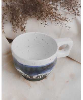 Niebieska Filiżanka Zorza 250ml - Jira Ceramics
