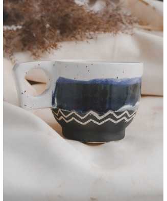 Niebieska Filiżanka Zorza 250ml - Jira Ceramics
