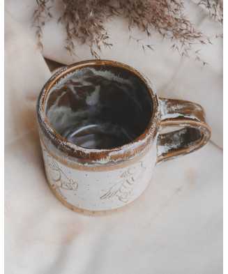 Brown Puffin Bird Mug 300ml - Jira Ceramics