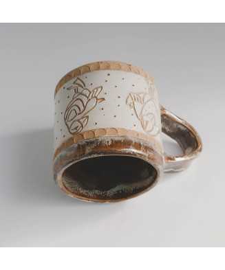 Brązowy Kubek Maskonur 300ml - Jira Ceramics