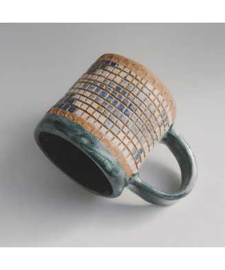 Niebieski Kubek Indiański 330ml - Jira Ceramics