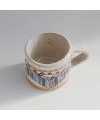 Biały Kubek Indiański 250ml - Jira Ceramics