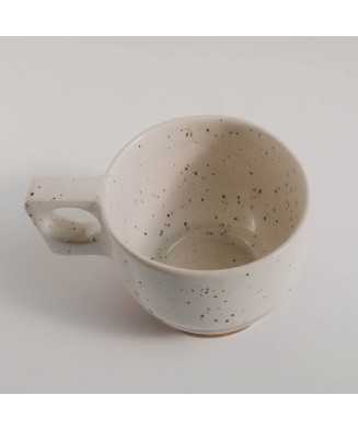 White Honey Rustic Cup 250ml - Jira Ceramics