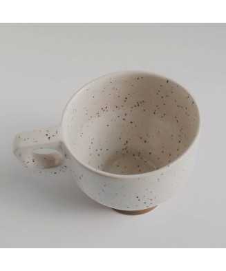 White Honey Rustic Cup 350ml- Jira Ceramics
