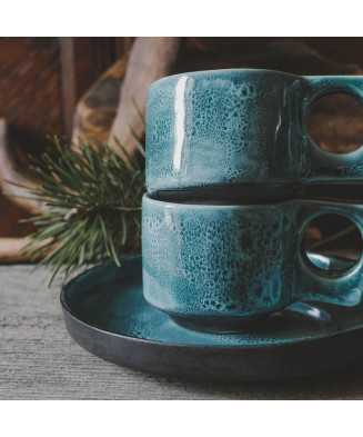 Turquoise Rustic Espresso Cup Set 250ml