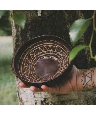 Violet Rustic Bowl 15,5 cm - Jira Ceramics